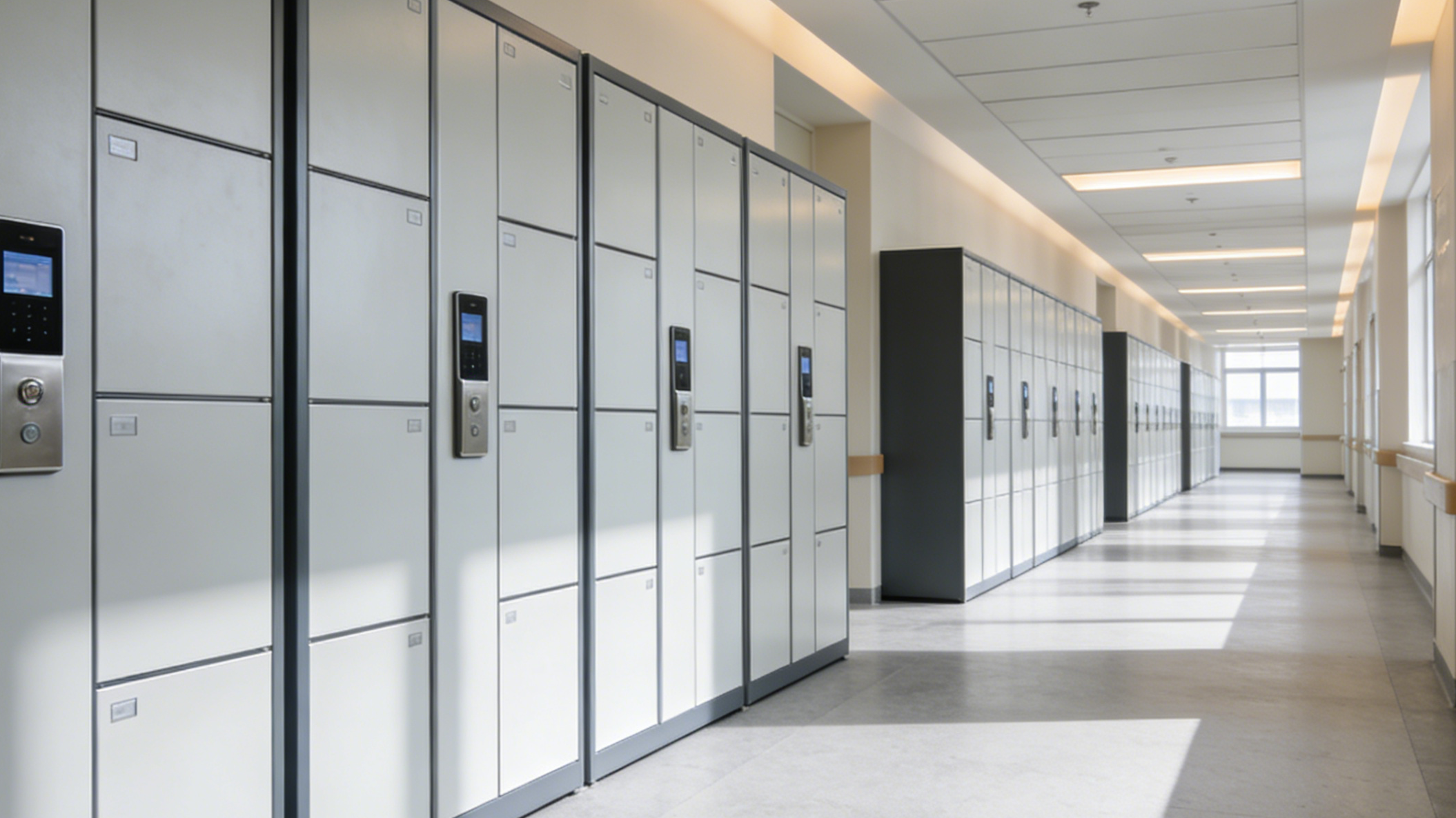 Treasure Storage! Compact Laminate Electronic Storage Cabinet