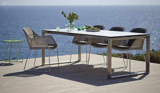 Hpl Outdoor Table Top, Outdoor Table Top Materials